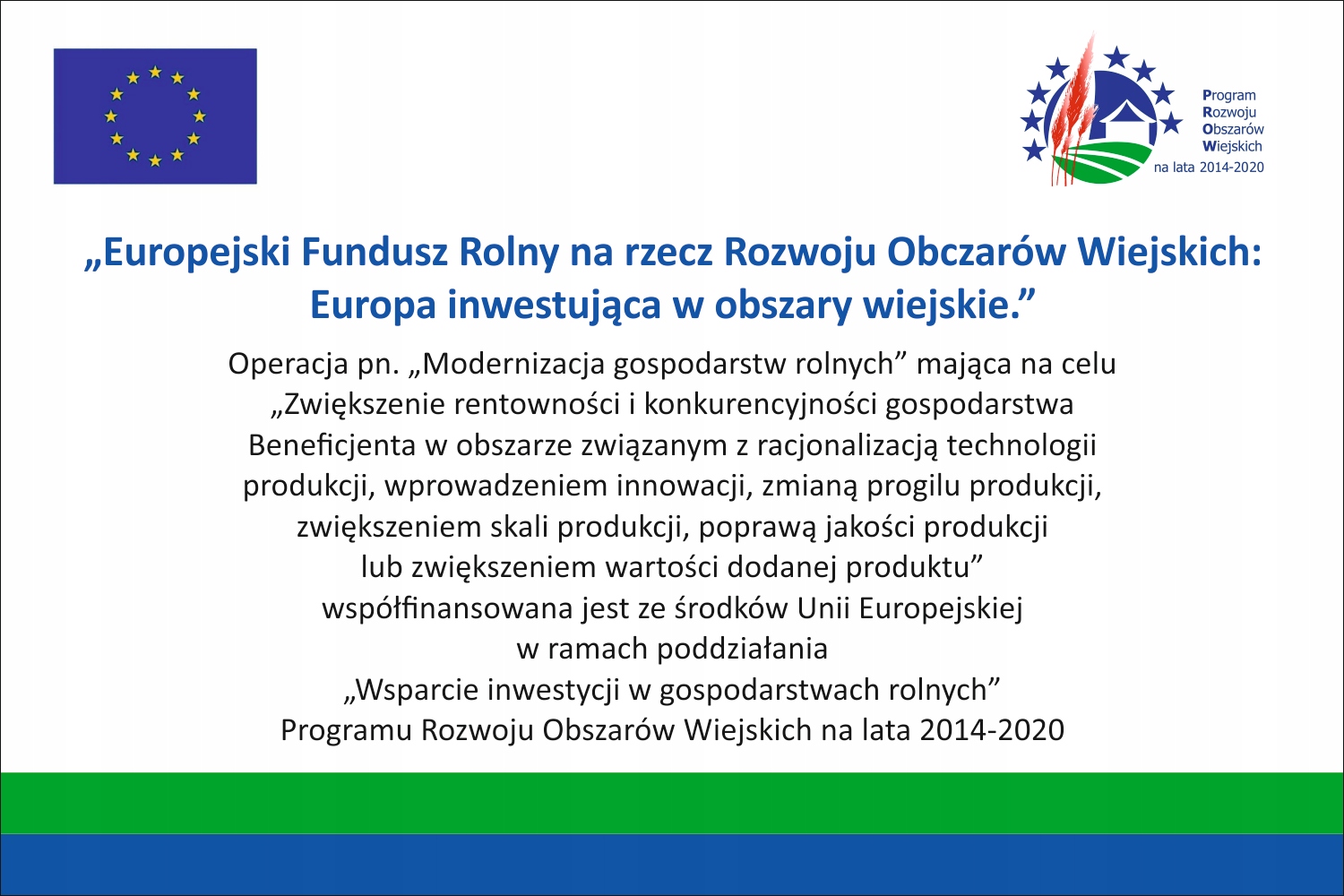 Tablica A3 informacyjna KRAJOWY PLAN ODBUDOWY pcv lub blacha Marka inny