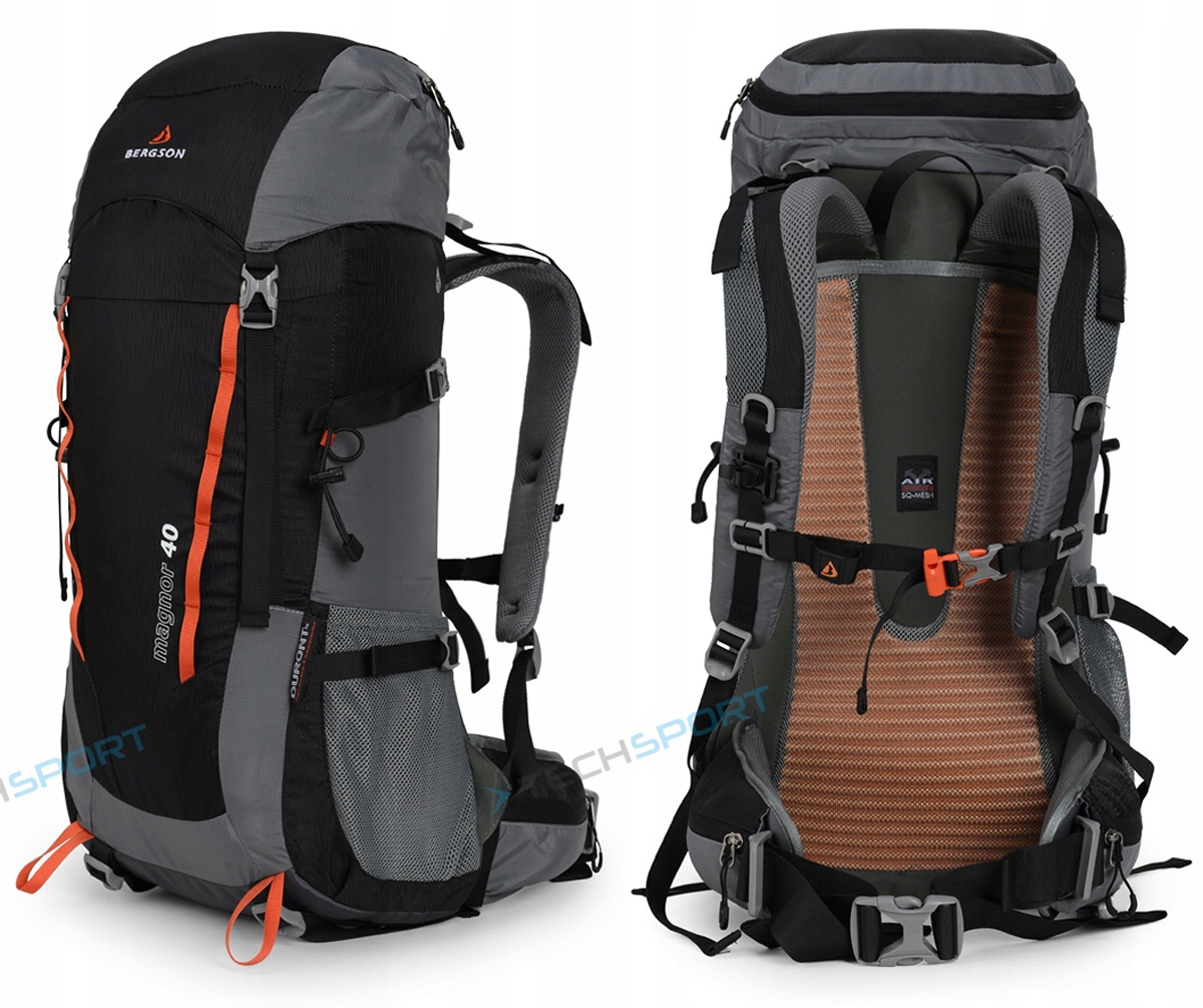 Batoh Batoh Bergson Magnor 40L Lehký, Ergonomický, Černý
