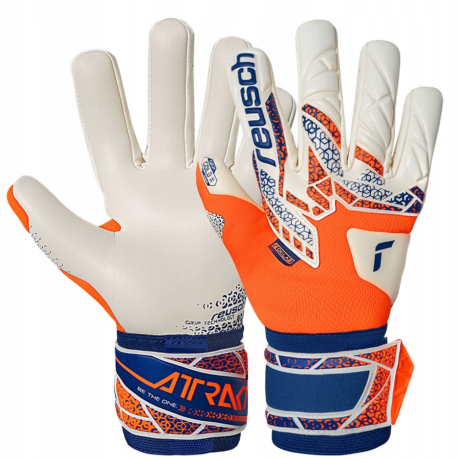 Reusch Attrakt Gold X Nc (9,5) Unisexové rukavice oranžová