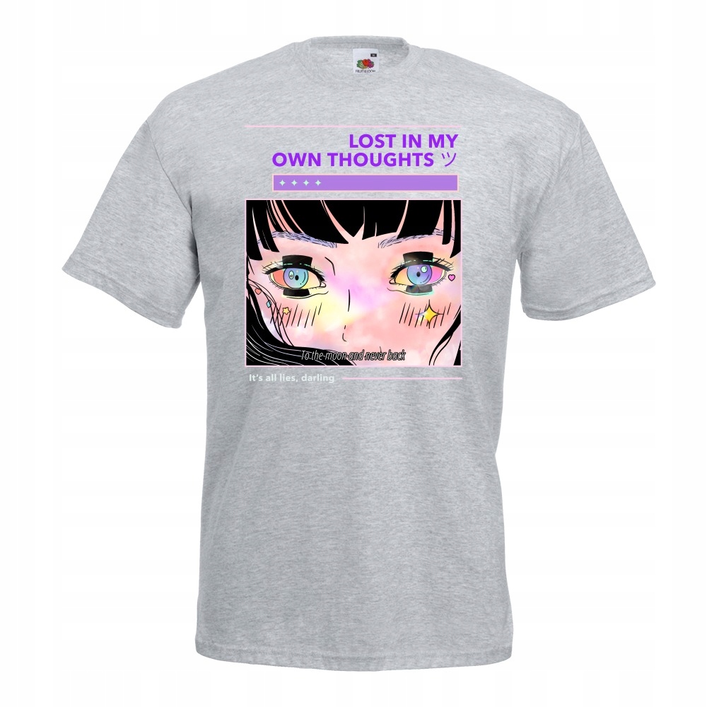 

Koszulka lost in my toughts XL szara