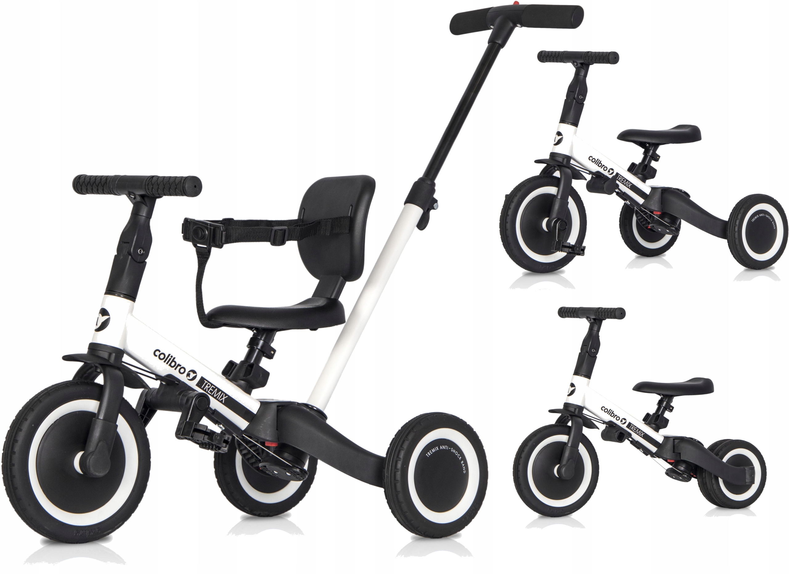 Rowerek biegowy jeździk dzieci Tremix 6w1 pchacz