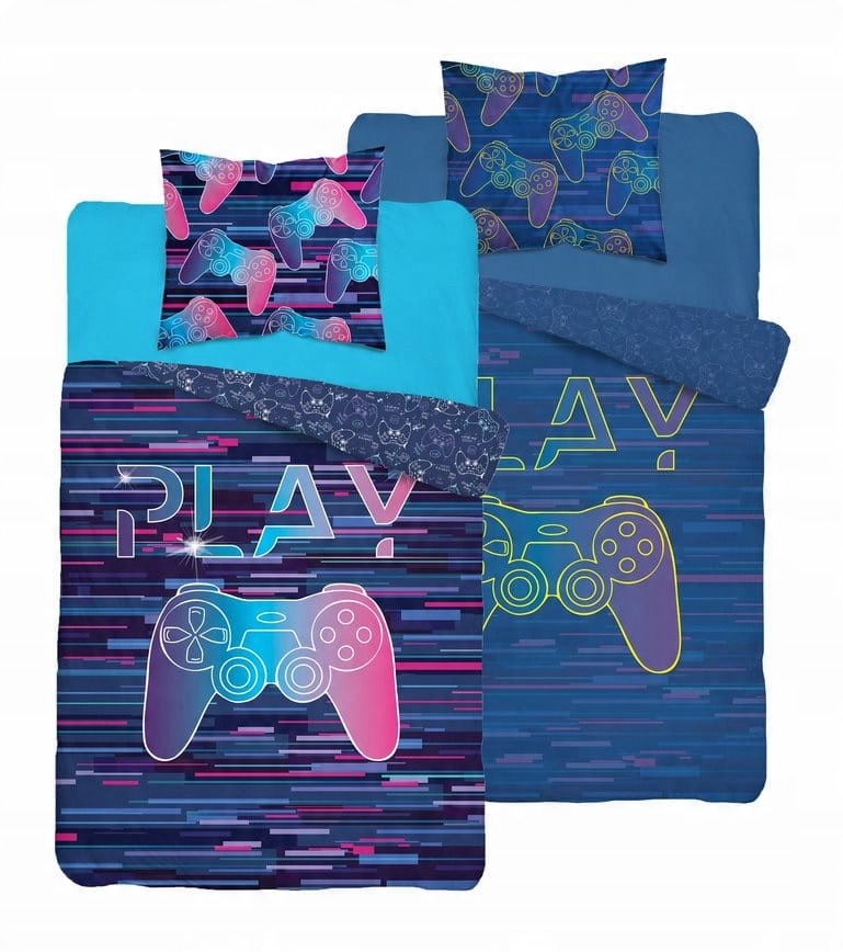 

Pościel 140x200 Świecąca w ciemności Gamer Pad