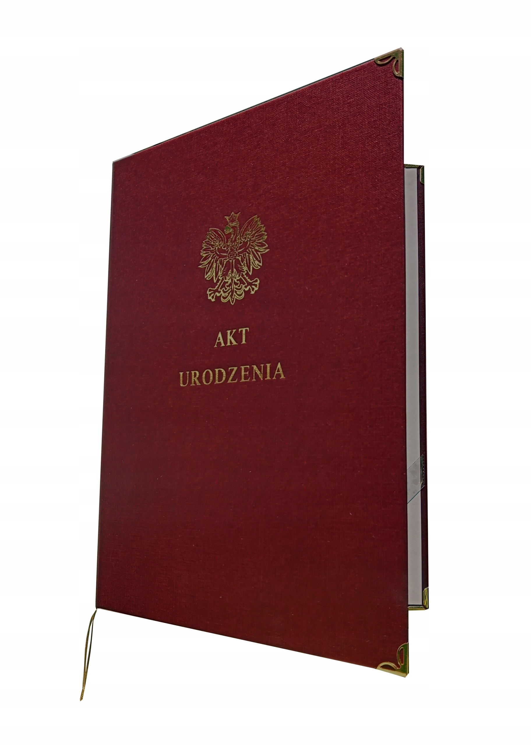 

Okładka oprawa na Akt Urodzenia A4 1szt Bordowy