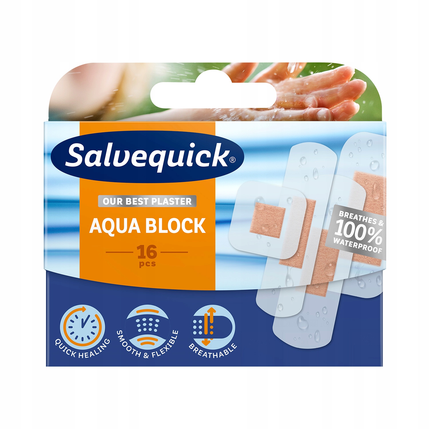 

Salvequick Aqua Block Plastry Wodoodporne 16 szt.