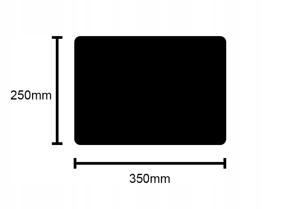 Коврик для мыши 350 x 250 x 3 мм с подолом код производителя 0010 ob