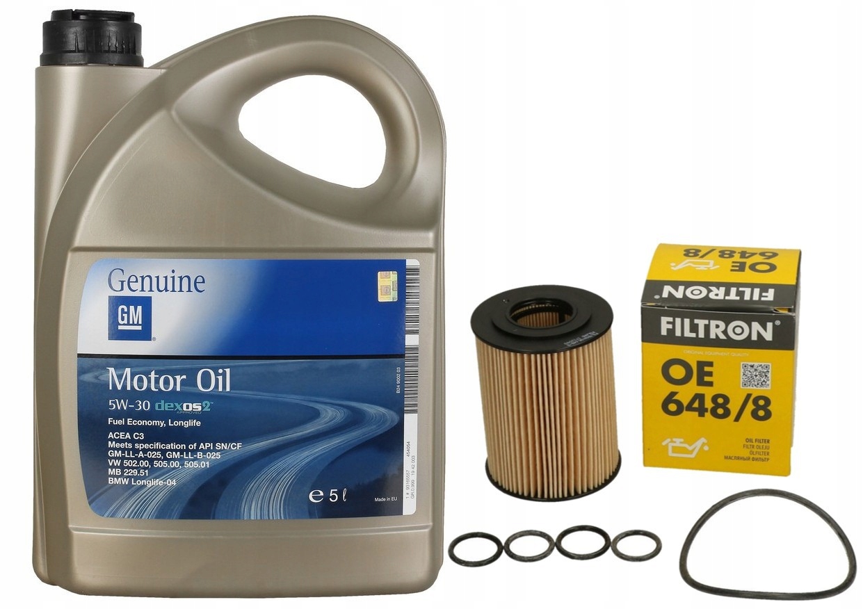 Olej 5w30 Gm OE648/8 Opel Astra 2 G 3 H J 1.7 CDTi