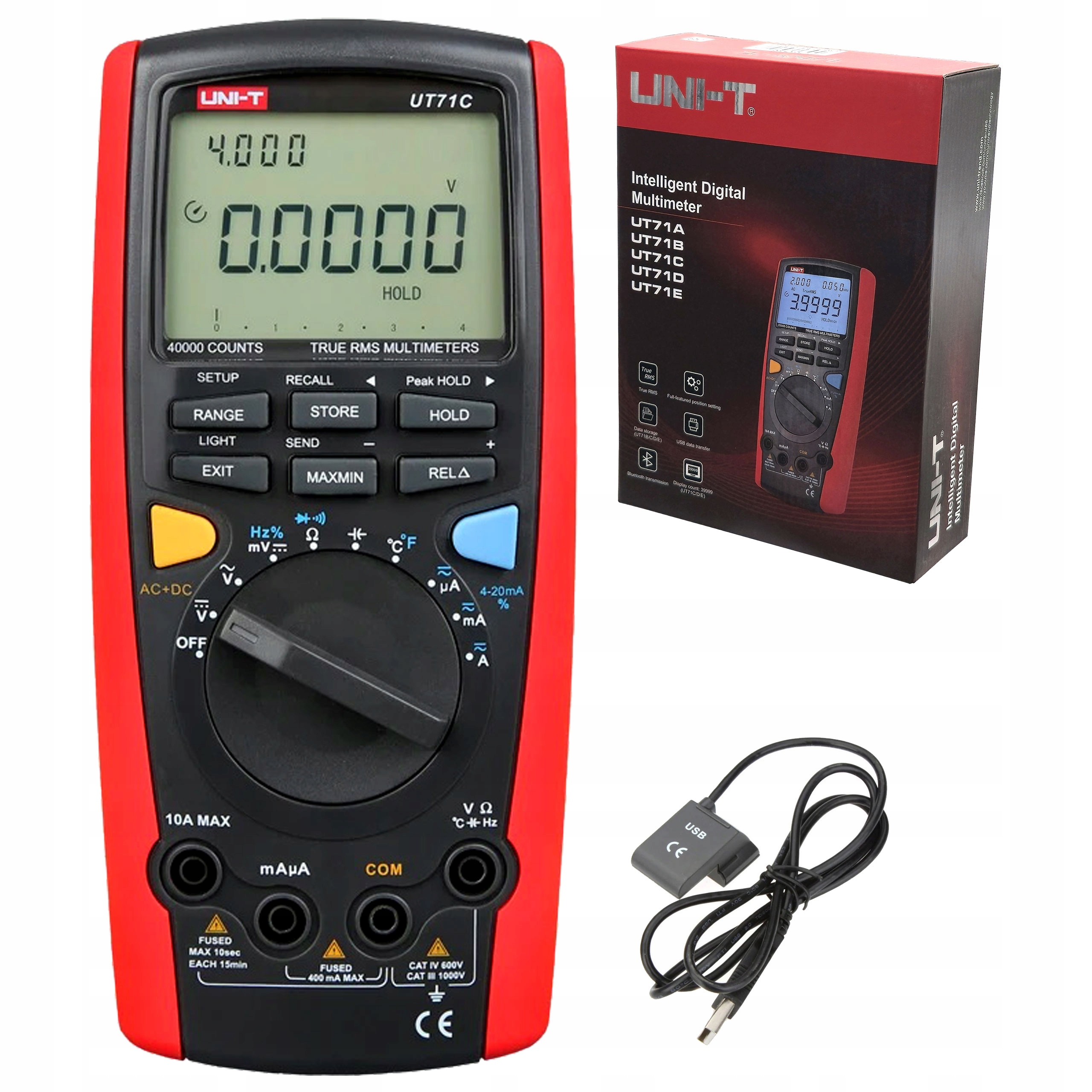 Univerzální měřič Uni-T UT71C bargraf Usb Automa