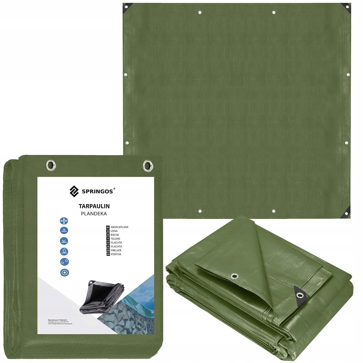 

Plandeka Płachta 4x4m Mrozoodporna 120G Uv Mocna