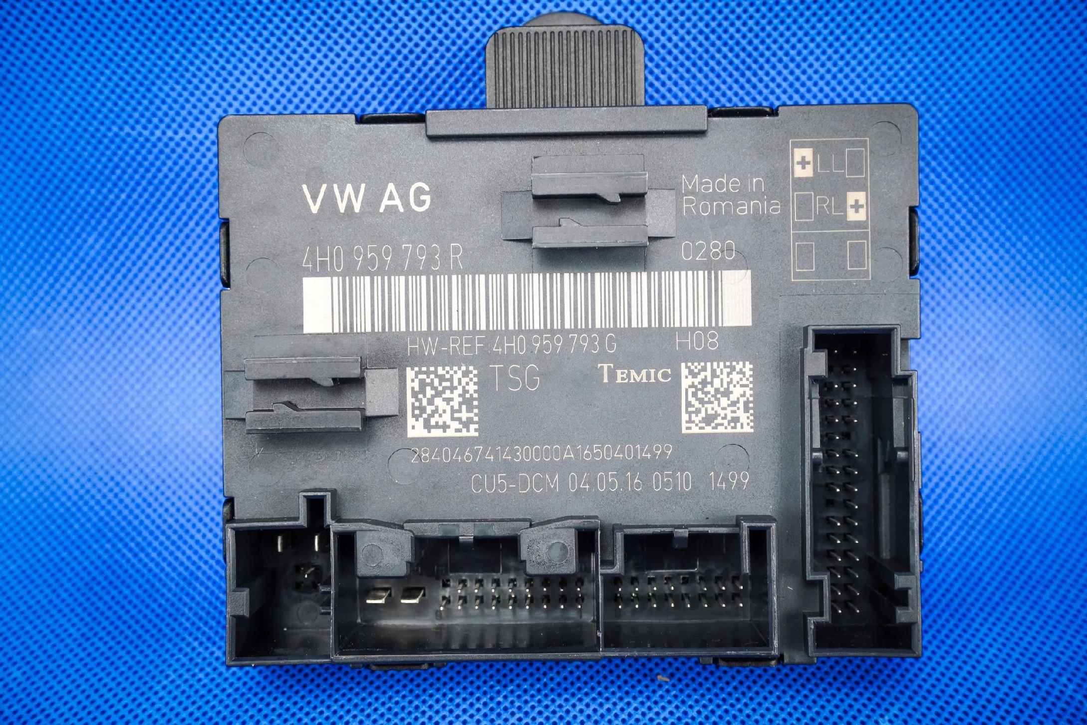 control unit door front Audi A8 4H 4H0959793R dociag