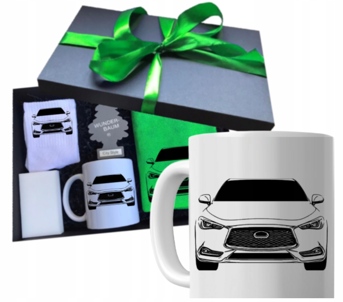 Sada Dárek hrnek na narozeniny jmeniny chlapa pro řidiče auta Infiniti