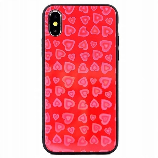 

Etui Hearts Glass Sam A6 2018 wzór 1 A600 (red)