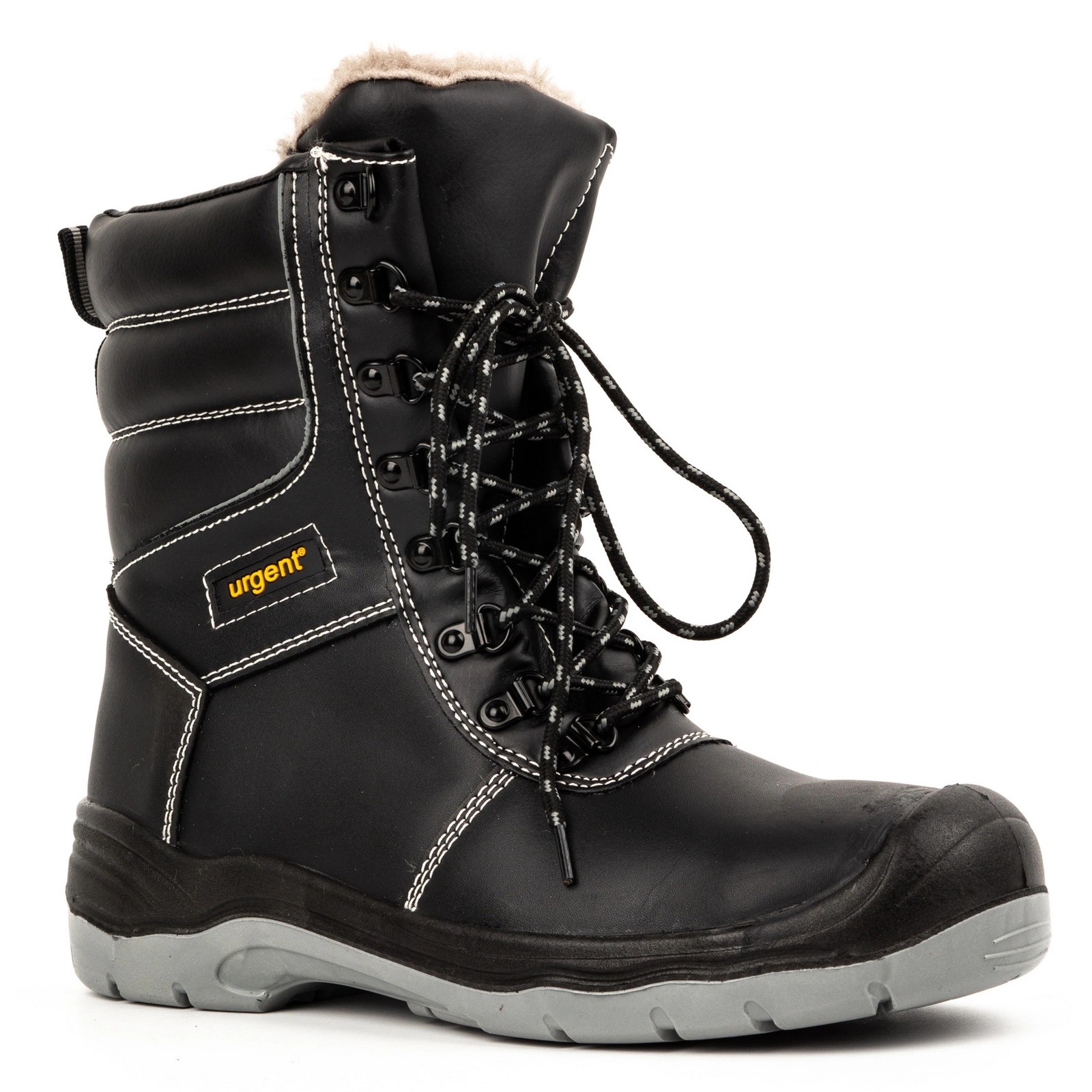 Buty męskie ochronne zimowe trzewiki antyprzebiciowe Skóra 113 S3 44