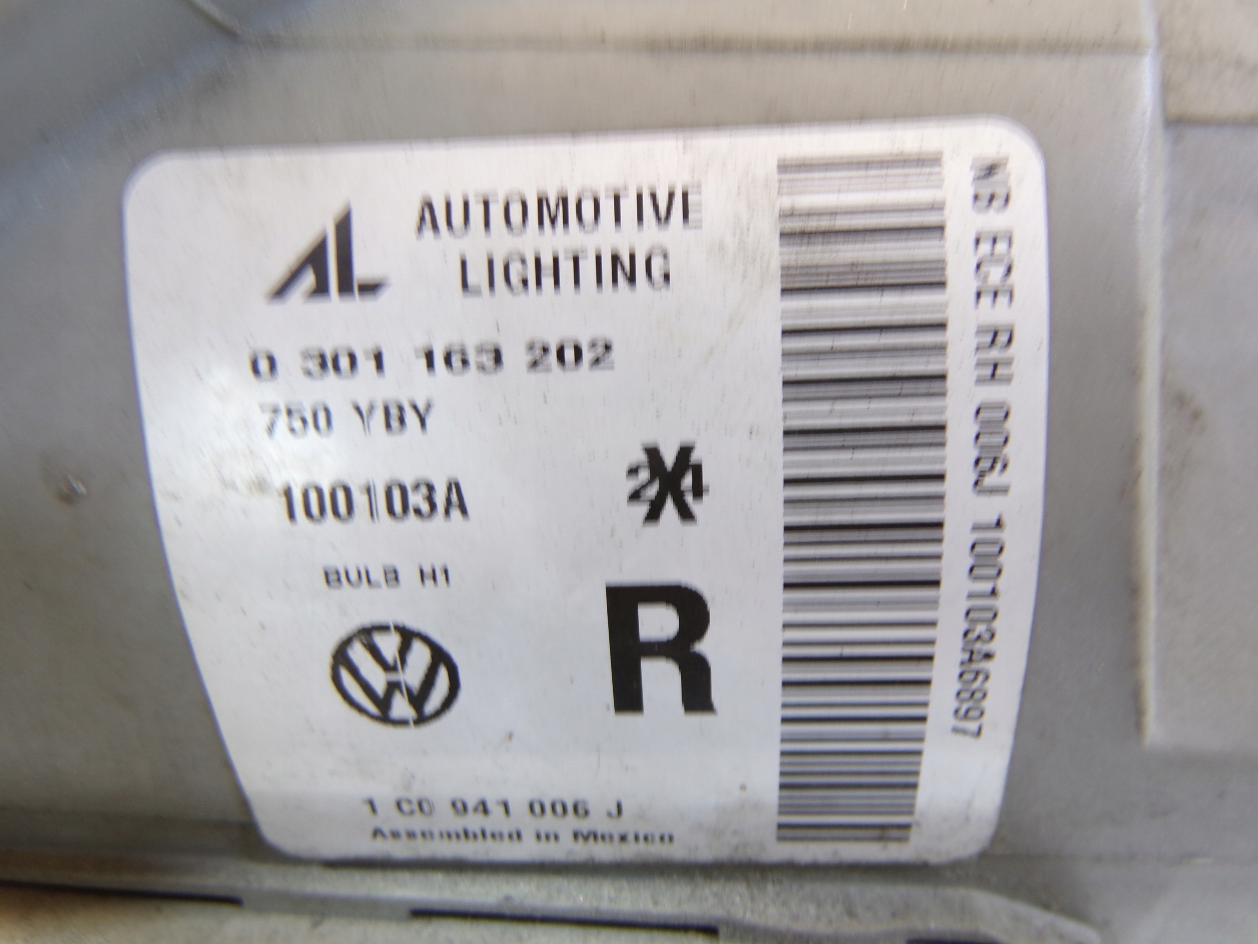 light front front right VOLKSWAGEN NEW BEETLE (4) (K1)