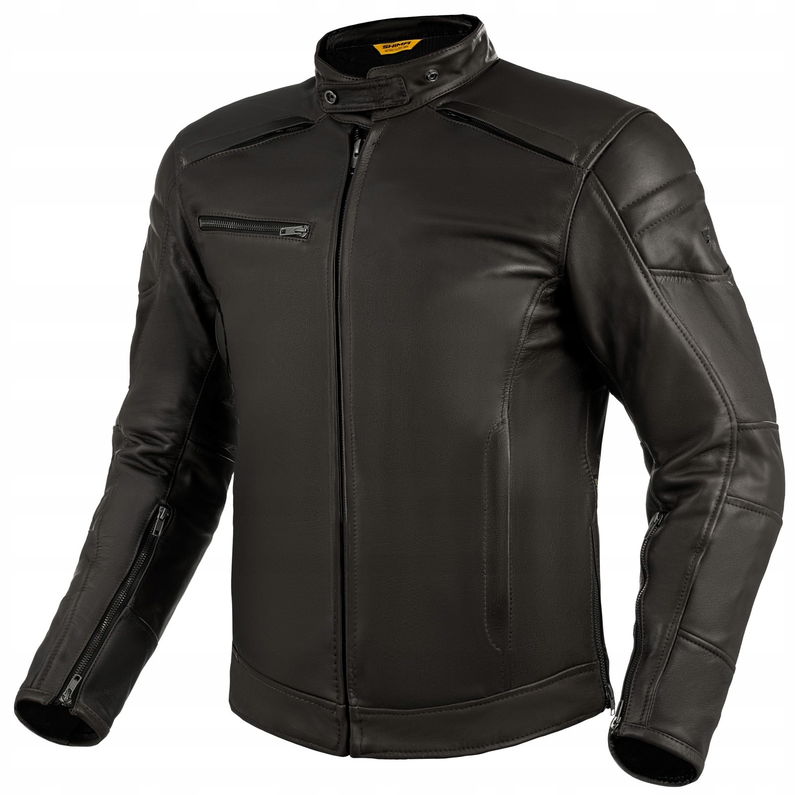Kožená klasická motocyklová bunda Shima Blake Black 3XL