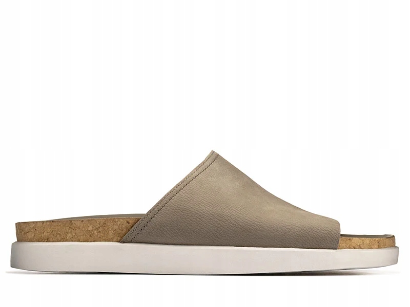 Clarks Pánské Pantofle Sunder Slide velikost 41 Béžová Nubuková kůže