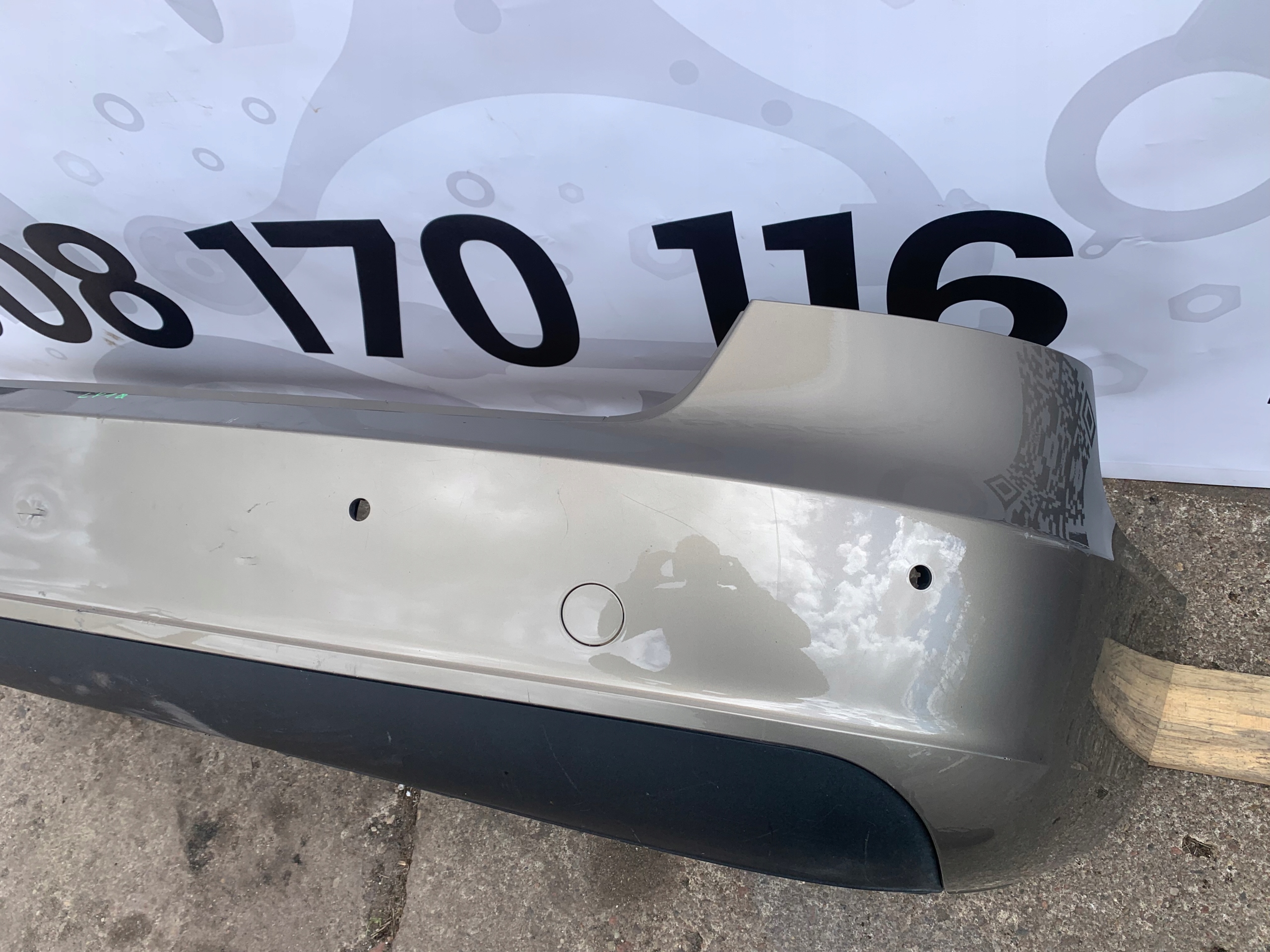 LY1Q AUDI A5 8T SPORTBACK bumper rear part rear below 4X PDC