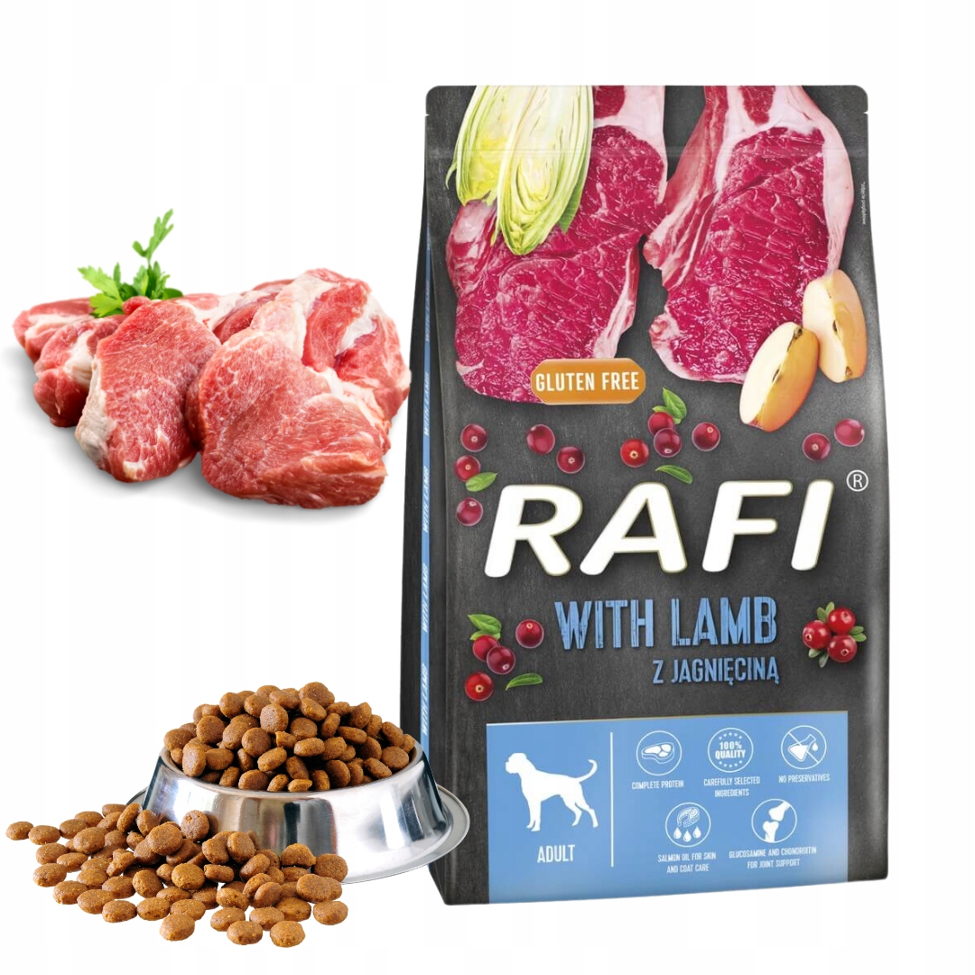 Dolina Noteci Rafi z jagnięciną 10 kg adult bezglutenowa karma dla psa