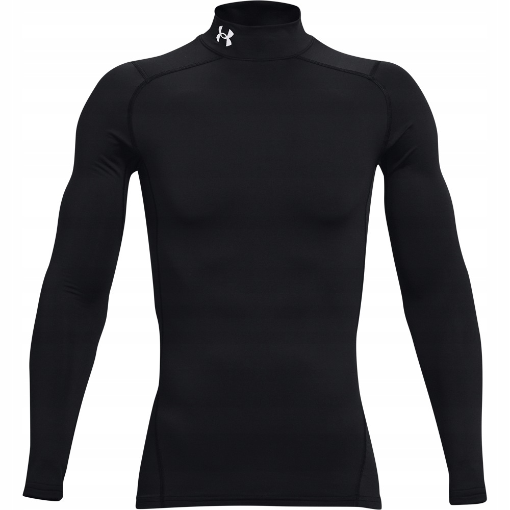 Koszulka Z Długim Rękawem Coldgear Kompresyjna Męska Czarna Under Armour M