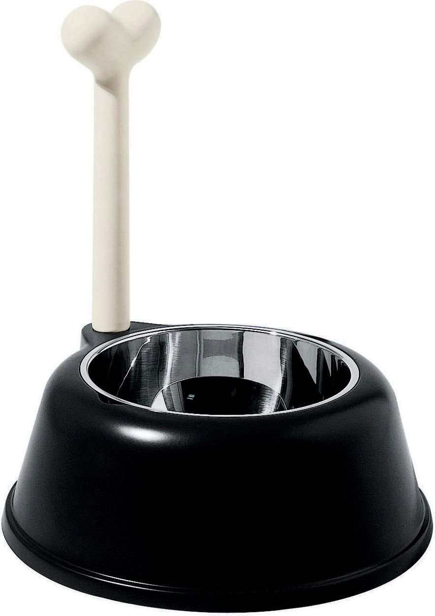 Levně A di Alessi Lupita Velká miska pro psa černá