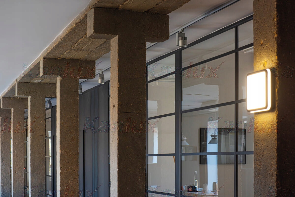 BENO N 18W NW-L-GR plafoniera LED biała neutralna Kolor grafit