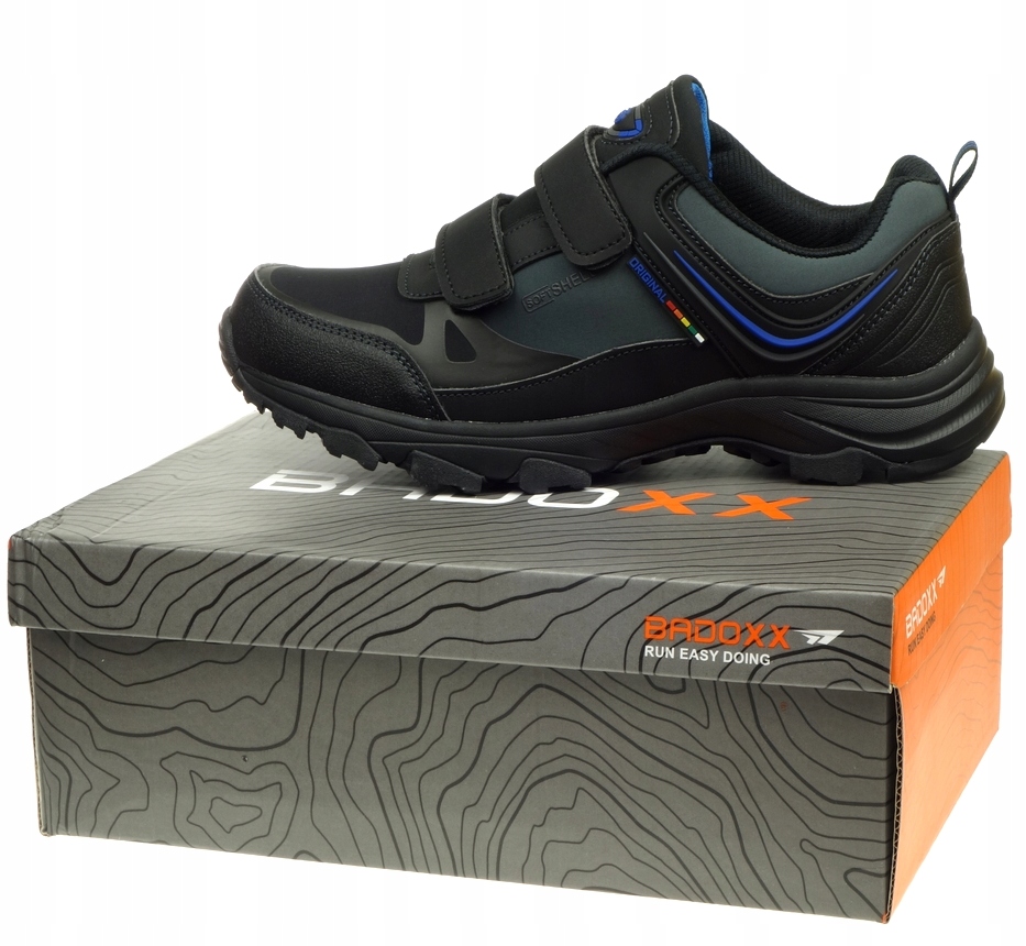 Buty Trekkingowe BADOXX Sportowe SoftShell Rzep 40 Marka Badoxx