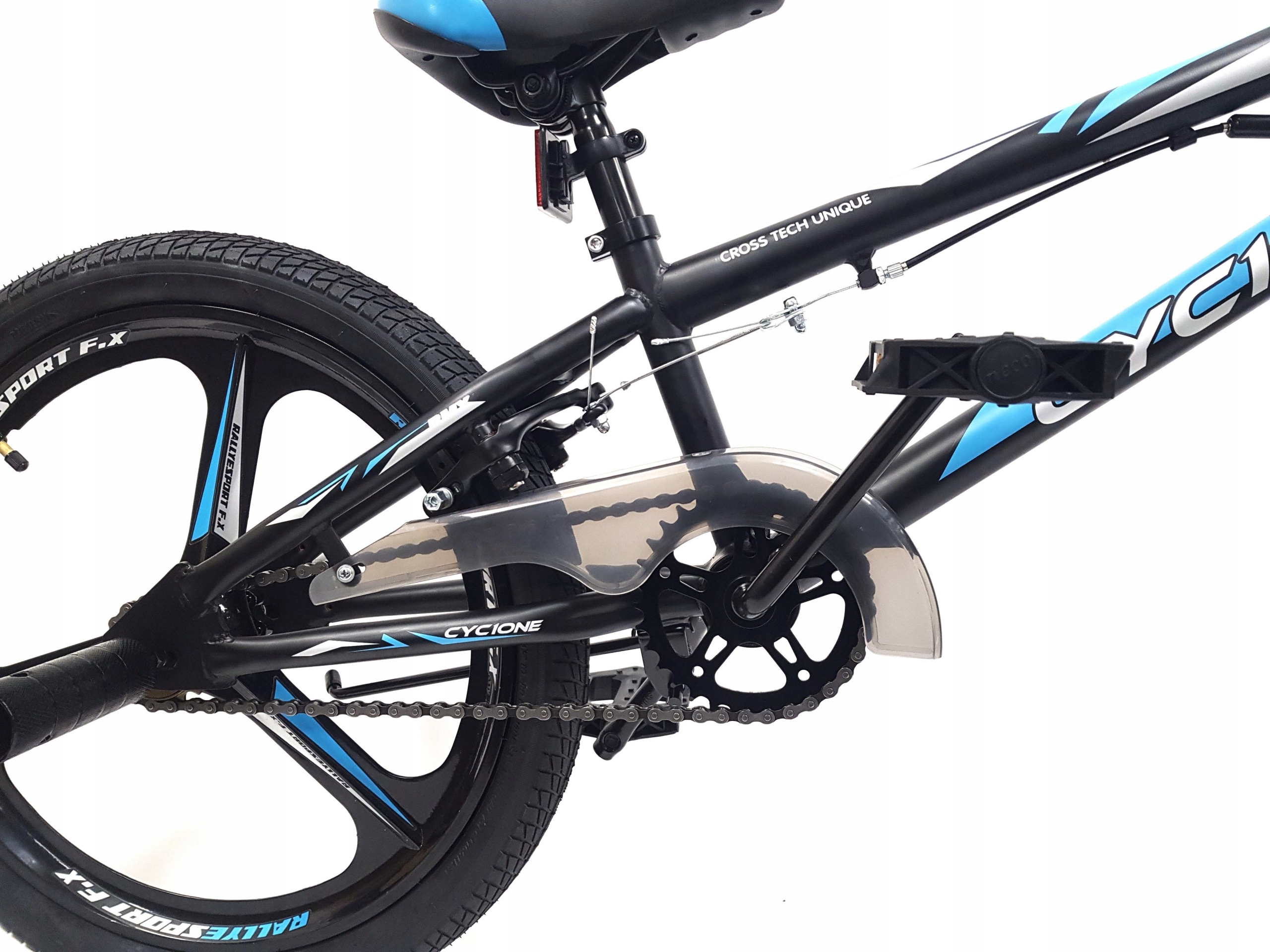 Rower BMX Uniwersalny 20 Dzwonek Pegi Rotor 360 Stopka Stalowy Młodzieżowy Hamulce U-brake