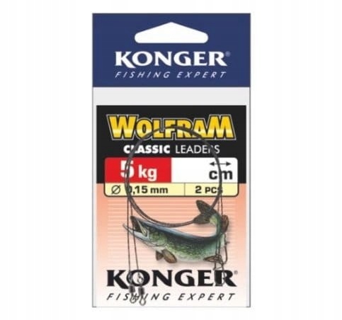 Przypon Konger wolfram 10 kg 25 cm