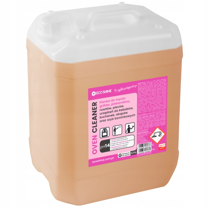 Pianka do czyszczenia Grilla, Piekarnika, Kominka, Rusztu Oven Cleaner 10L