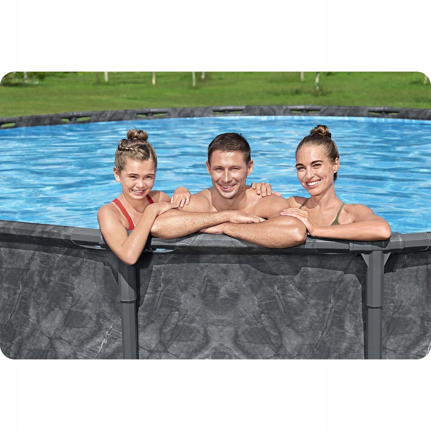 BAZEN S OKVIROM I PUMPOM ZA PIJESAK 671 X 132 CM 11-U-1 SET BESTWAY MODEL 2025 Kapacitet 40377 l