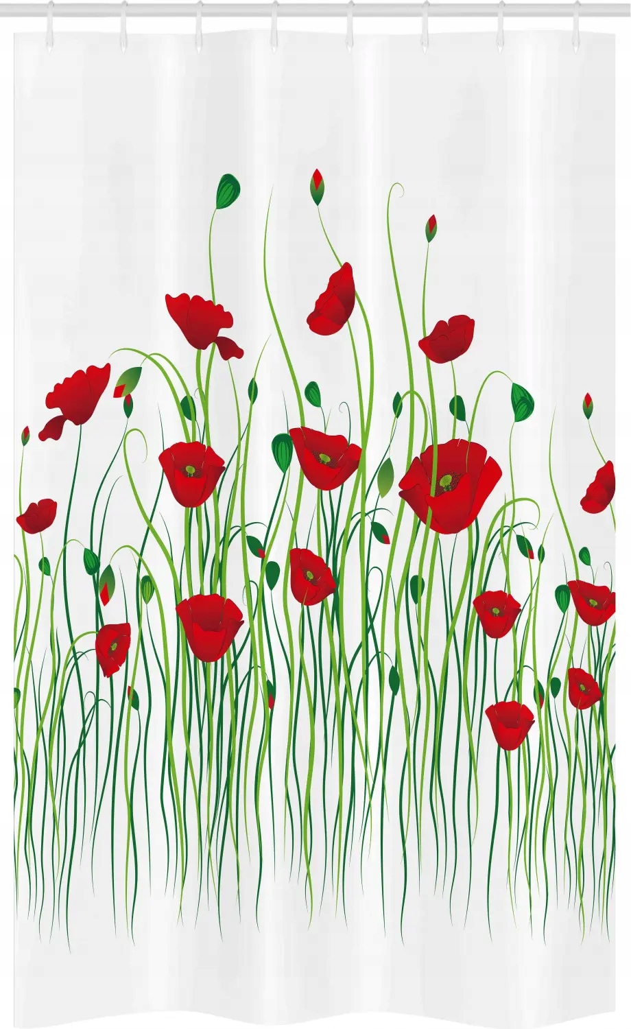 

Kwiaty wiejskie pole Zasłona prysznicowa 120x180cm