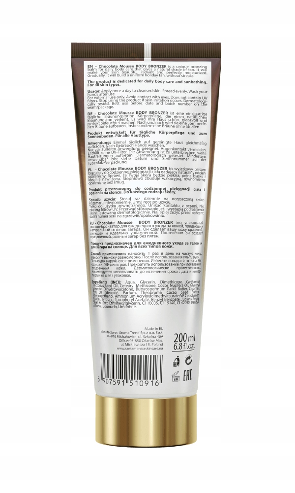 Santa Monica Brązujący Balsam do ciała Chocolate Mousse 200ml Marka Santa Monica