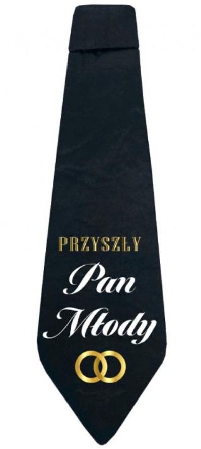 

Krawat na Wieczór Kawalerski Przyszły Pan Młody