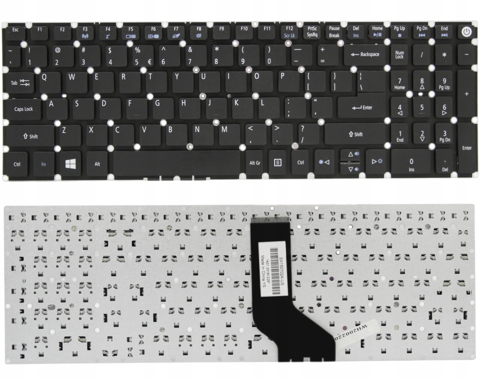 

Klawiatura Acer Aspire 3 A315-51 A315-51G A515-51G