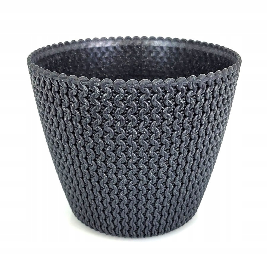 

Doniczka Splofy Eco Antracyt ozdobna osłonka 16cm