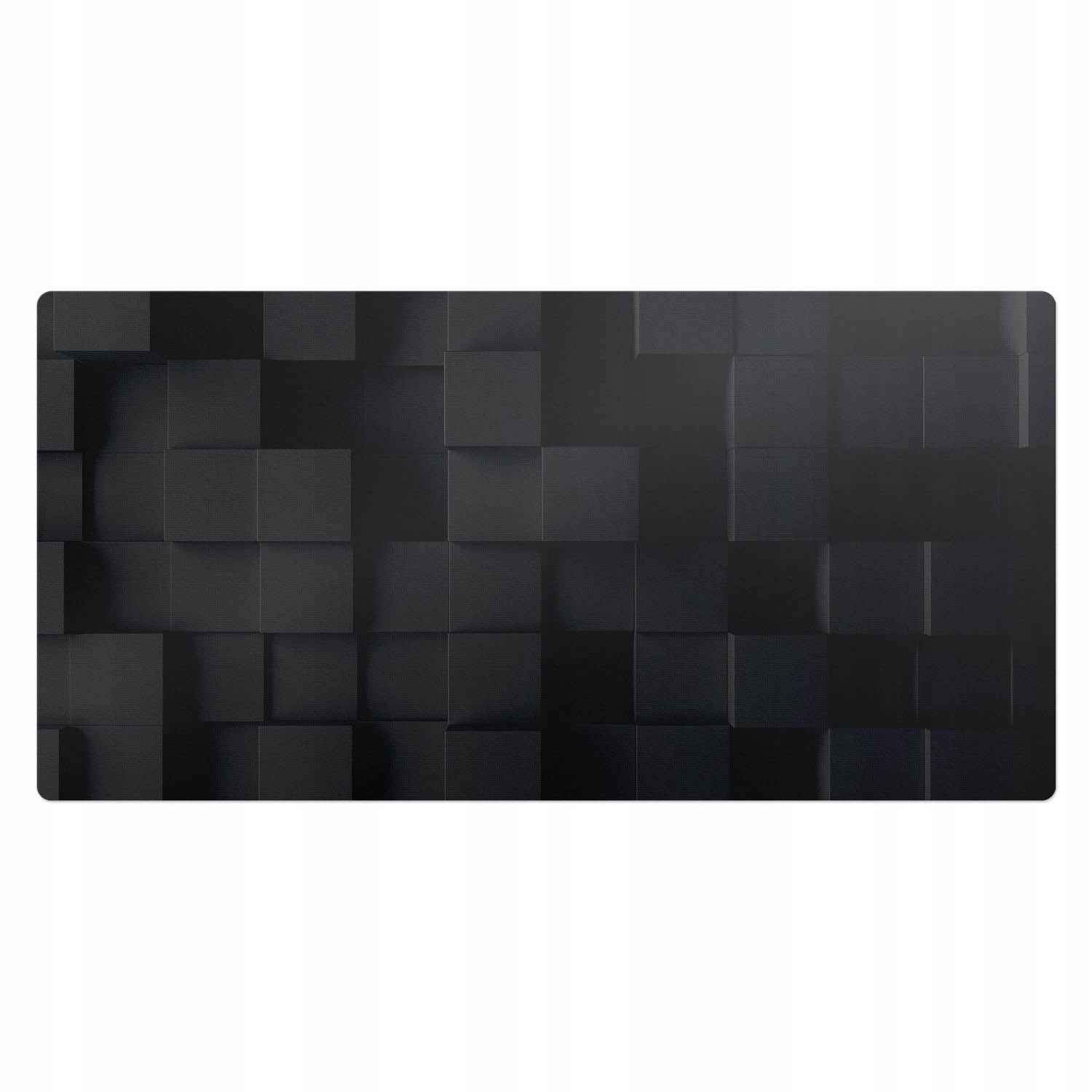 Moderní vinylová podložka pod myš Vícerozměrný vzor kostek 100 x 50 cm