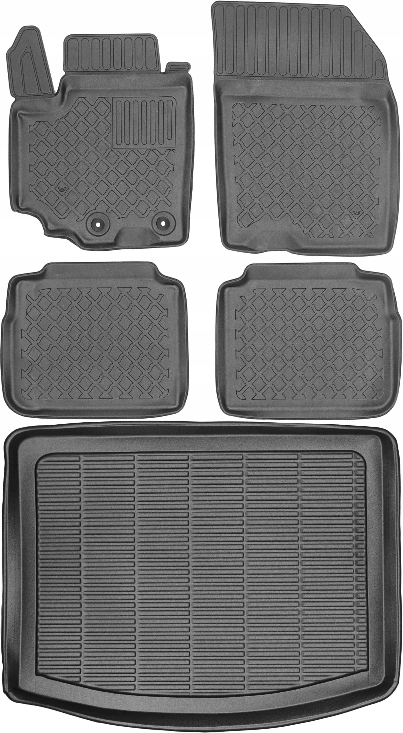 Suzuki SX4 S-Cross 2013- Gumové stierače rohož batožinového priestoru