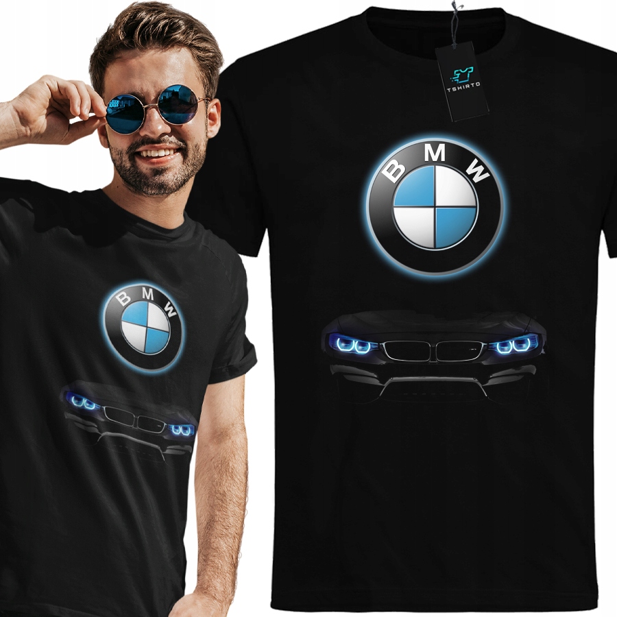 

Koszulka Męska Bmw Logo Fan M Power E90 E92 3XL