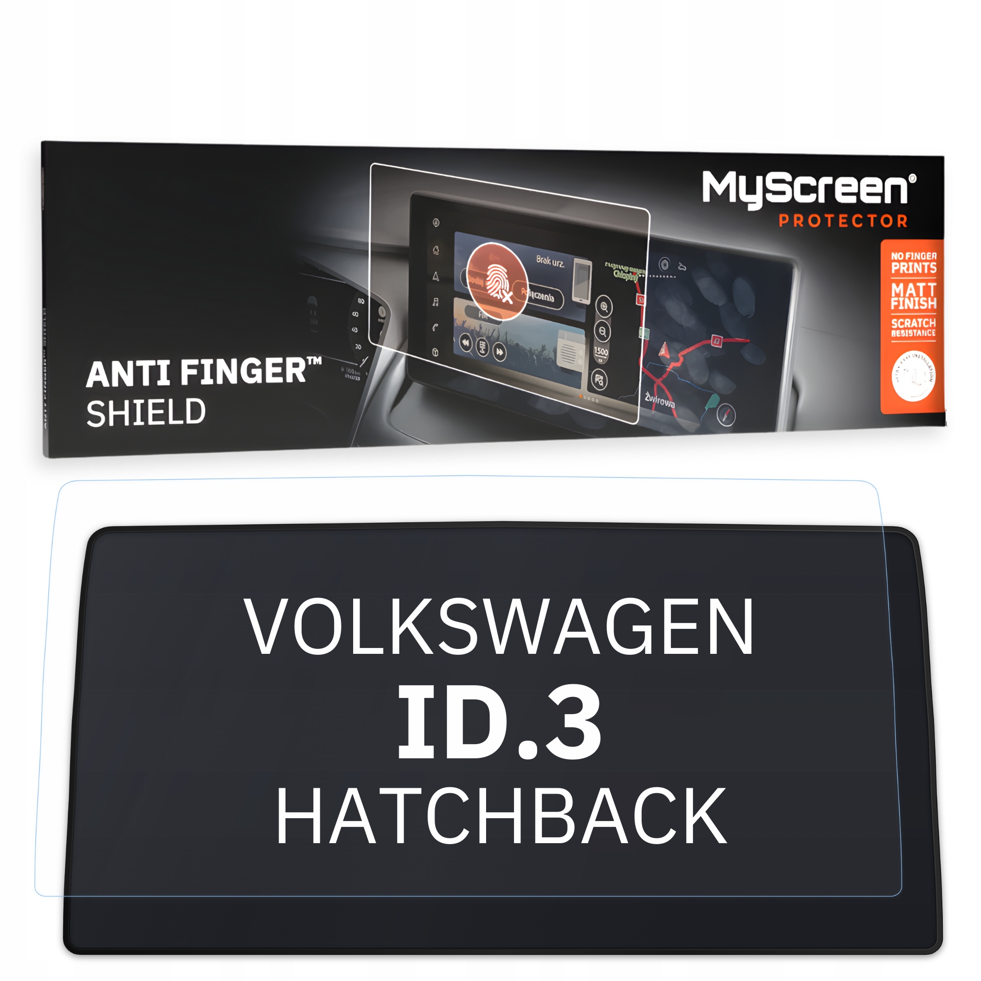 Matná fólie pro Volkswagen ID.3 Hatchback 2023 12" MyScreen