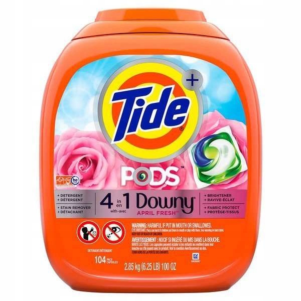 Levně Tide 4v1 Downy April Fresh 104 ks