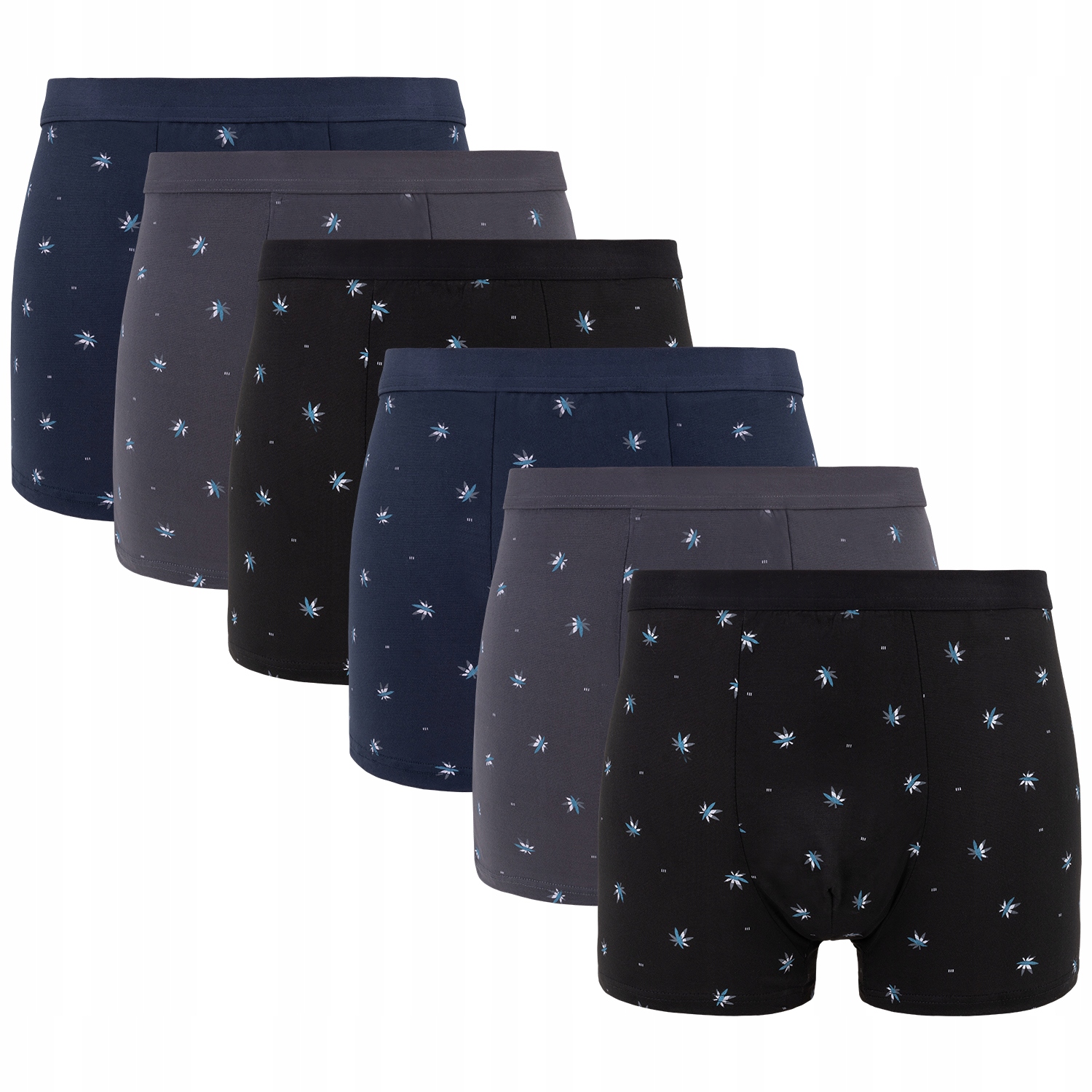 

6x Bokserki Bambusowe Męskie Antybakteryjne 4XL