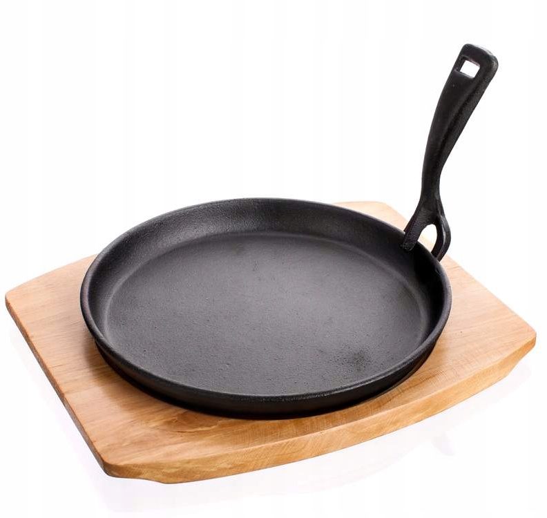 

Patelnia żeliwna na desce 22cm Grada