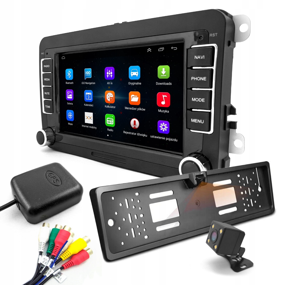 Autorádio 7021A 2/32 Gb 2DIN Gps Android 12 Vag Cúvacia kamera WiFi