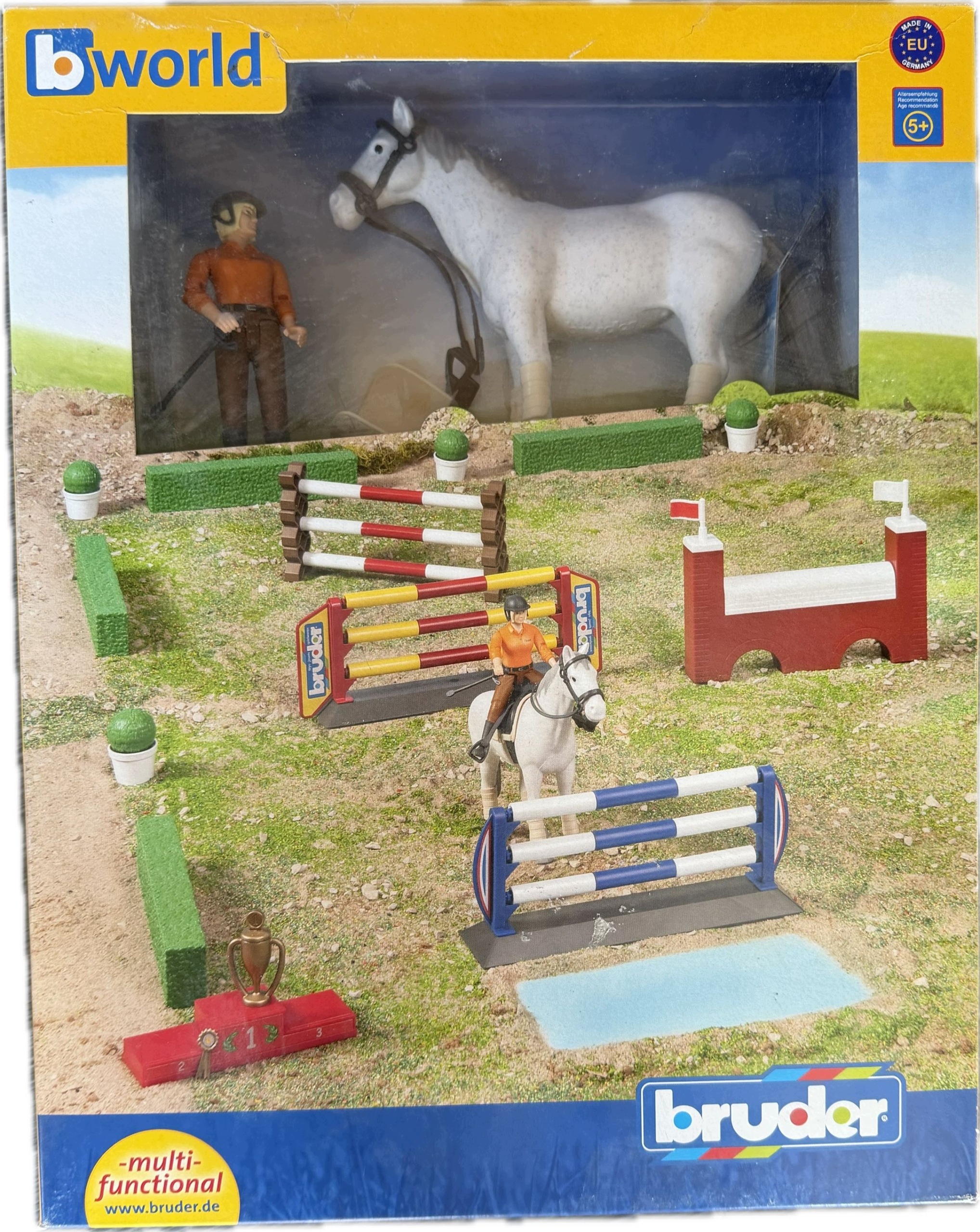 Zestaw parkur z figurką i koniem Bruder 62530