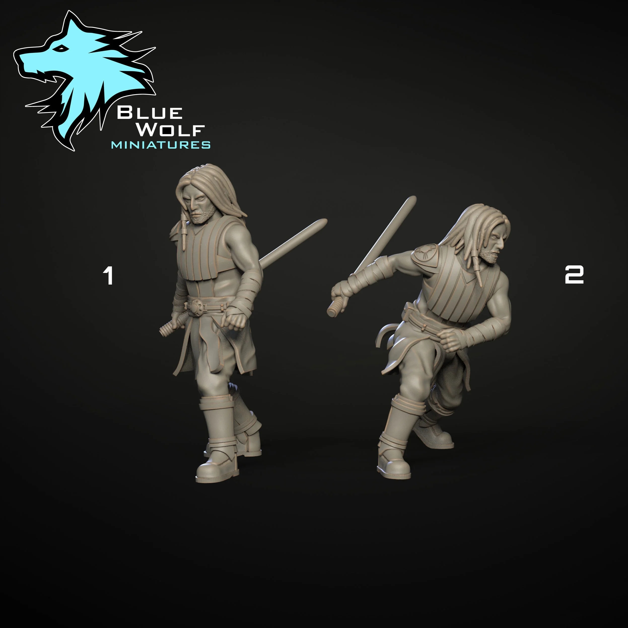 Dreadlocks Master model pasuje do gry StarWars Legion all