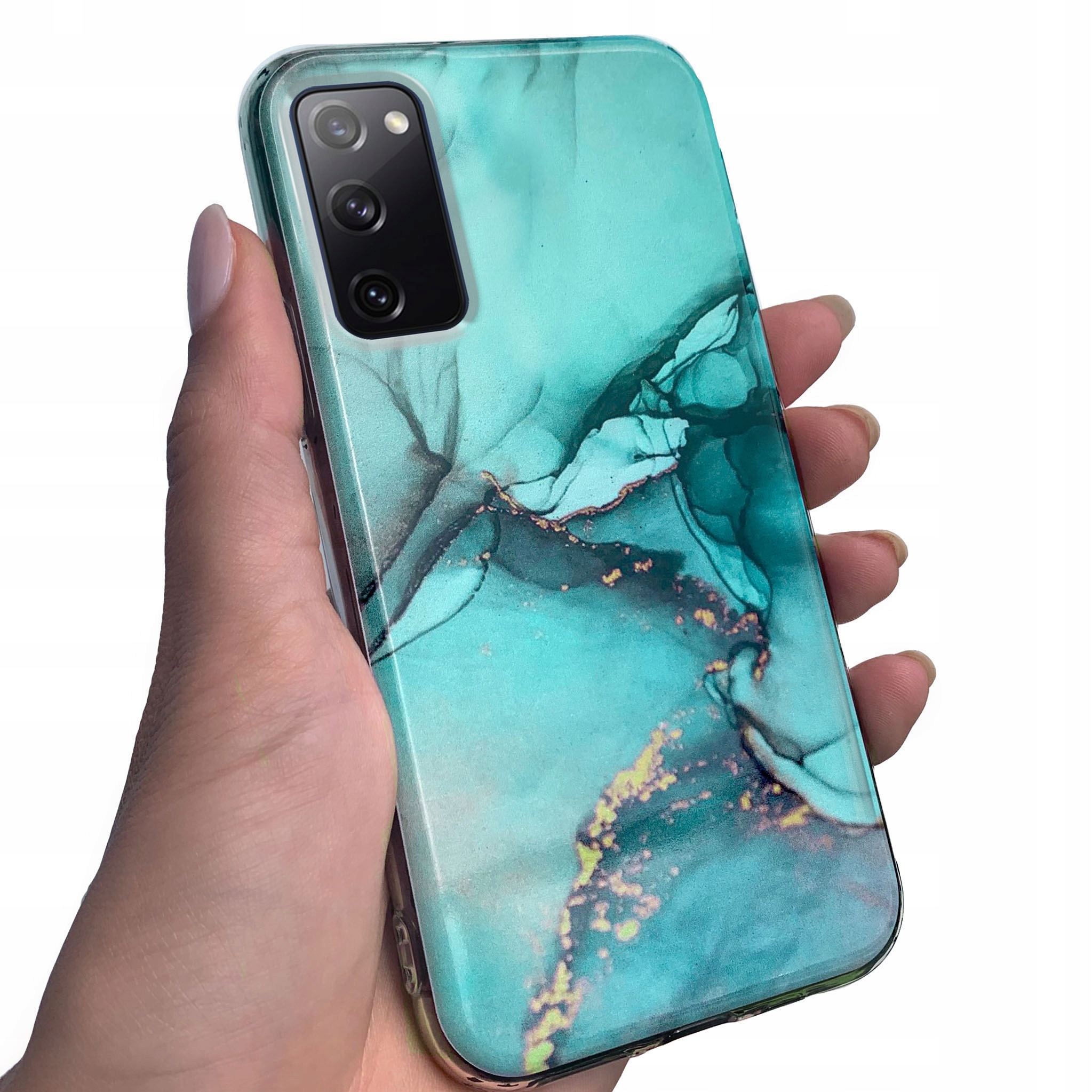 

Grube etui 2MM do Samsung S20 Fe guma szkło