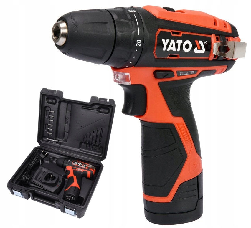 

Yato Wiertarko Wkrętarka Akumulatorowa 12V 2,0AH