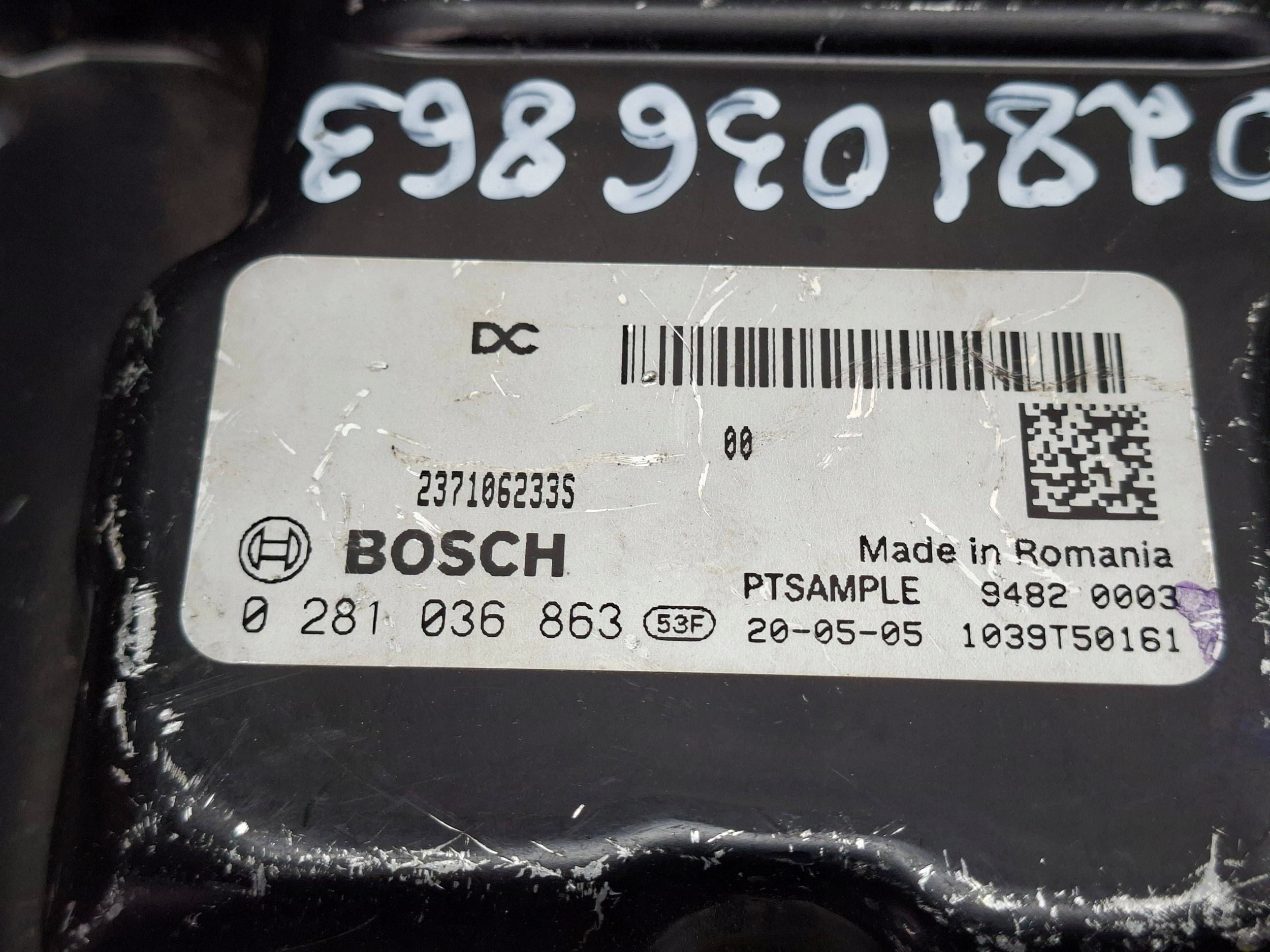 control unit of the engine 0281036863 237106233S DACIA DUSTER II