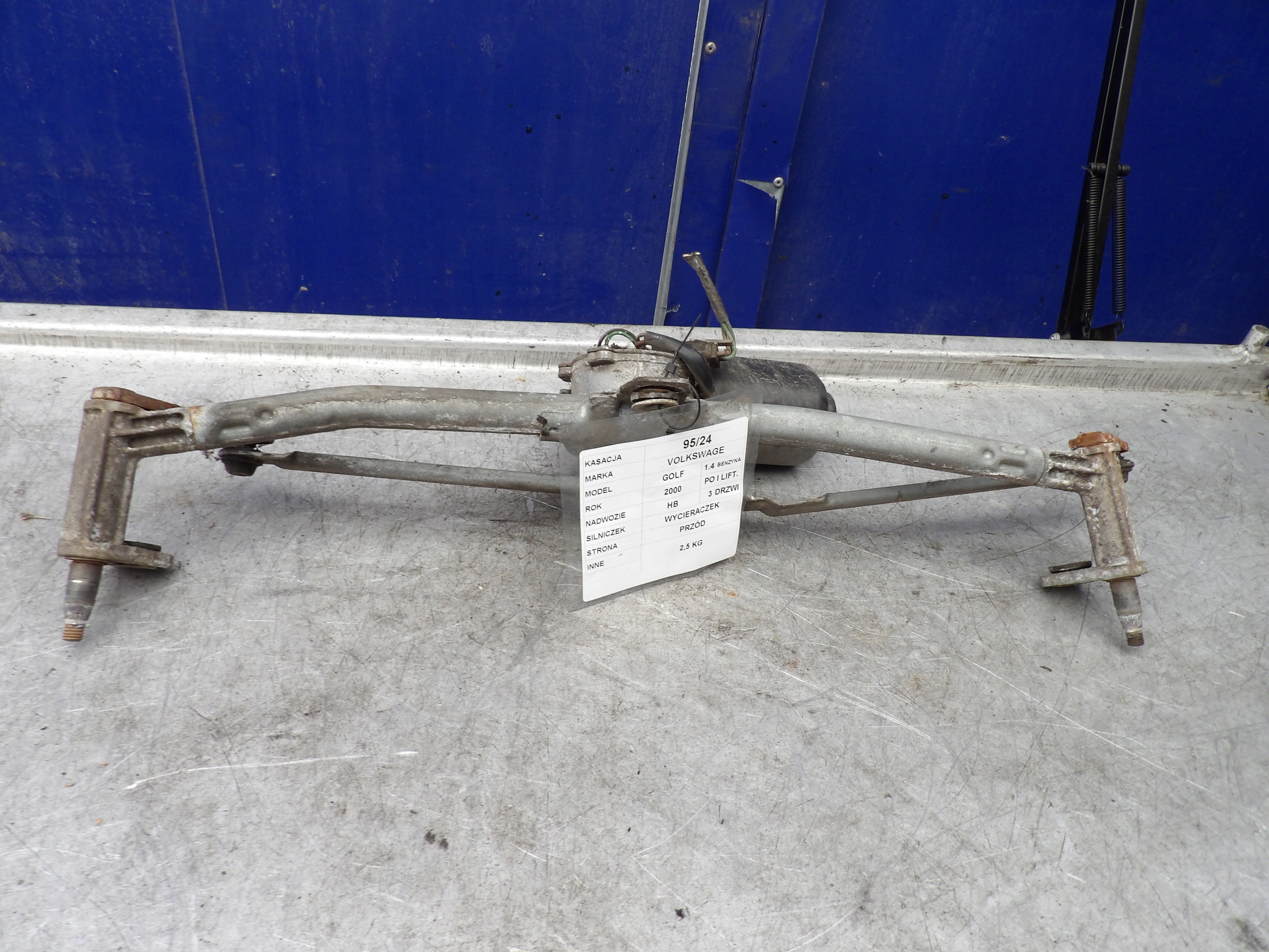 VW Golf IV wiper mechanism front 1,4B 1J1955023A