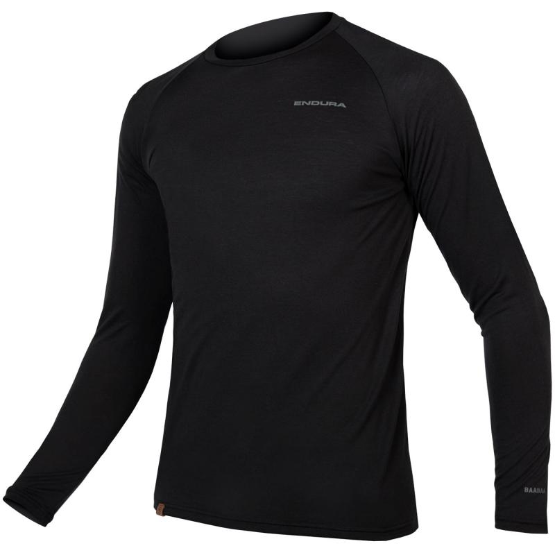 Endura T-shirt BaaBaa Baselayer męski długi czarny L
