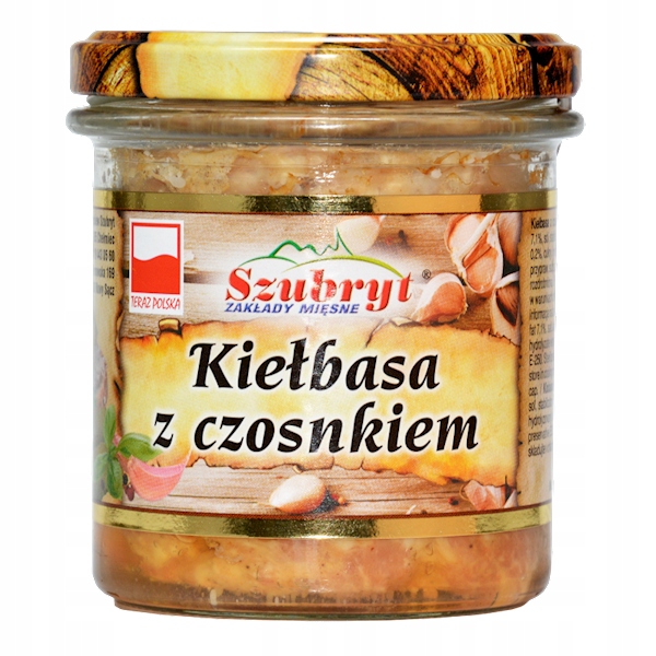 Levně 4x Klobása s česnekem Szubryt 300 g